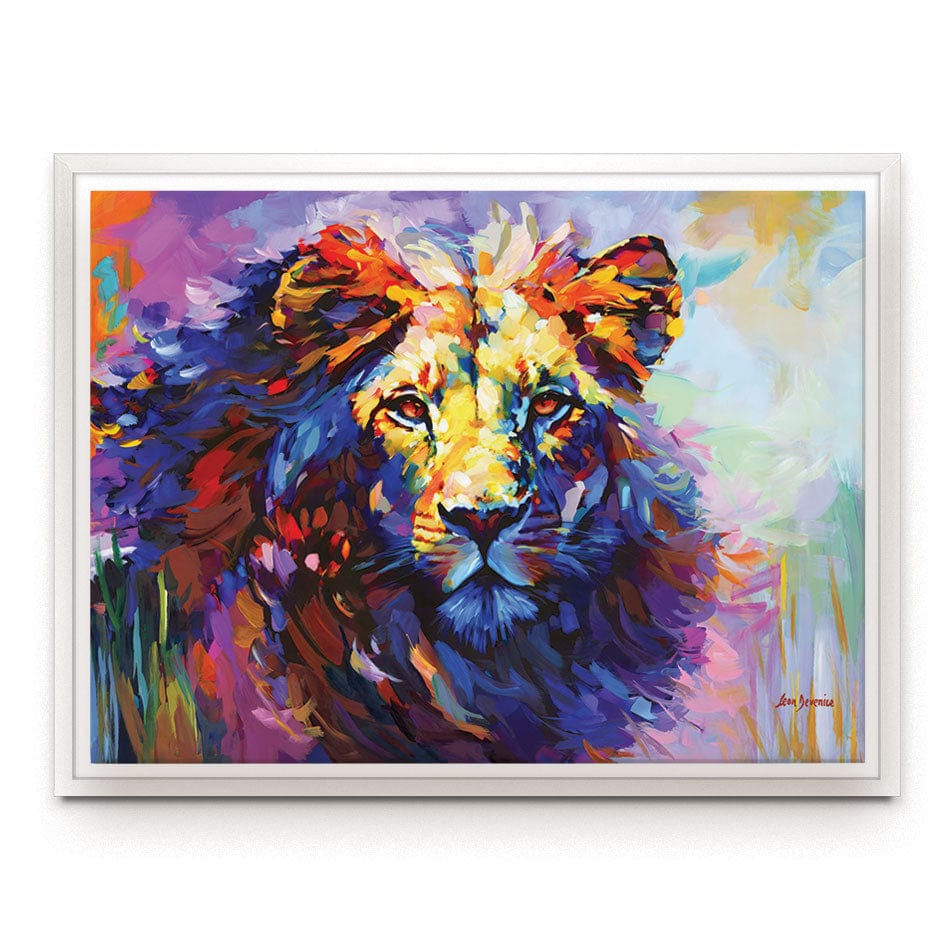 Majestic Lion 2 Canvas Print wall art product Leon Devenice
