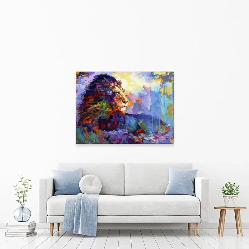 Majestic Lion Canvas Print Majestic Lion Canvas Print wall art product Leon Devenice