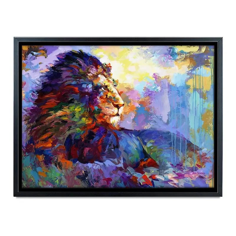 Majestic Lion Canvas Print Majestic Lion Canvas Print wall art product Leon Devenice