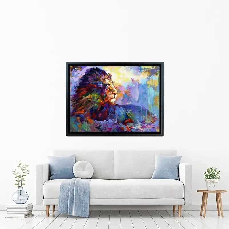 Majestic Lion Canvas Print Majestic Lion Canvas Print wall art product Leon Devenice