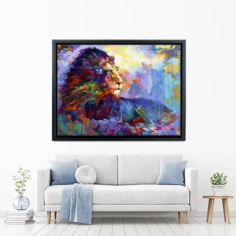 Majestic Lion Canvas Print Majestic Lion Canvas Print wall art product Leon Devenice
