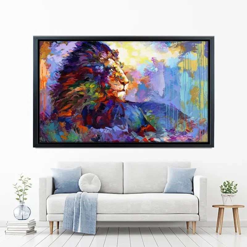 Majestic Lion Canvas Print Majestic Lion Canvas Print wall art product Leon Devenice
