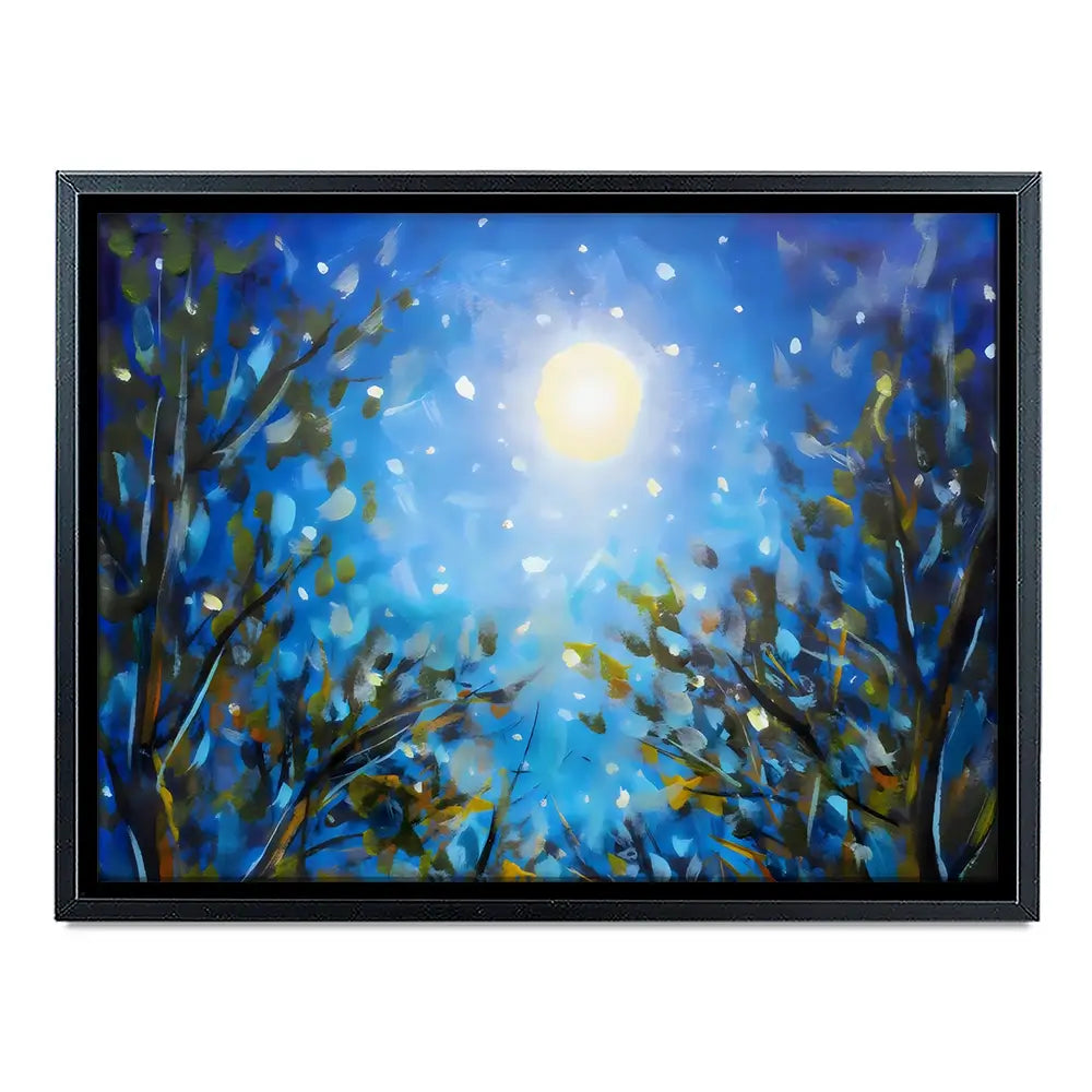 Majestic Wildflowers At Night Canvas Print Majestic Wildflowers At Night Canvas Print wall art product Valery Rykabow - Independent