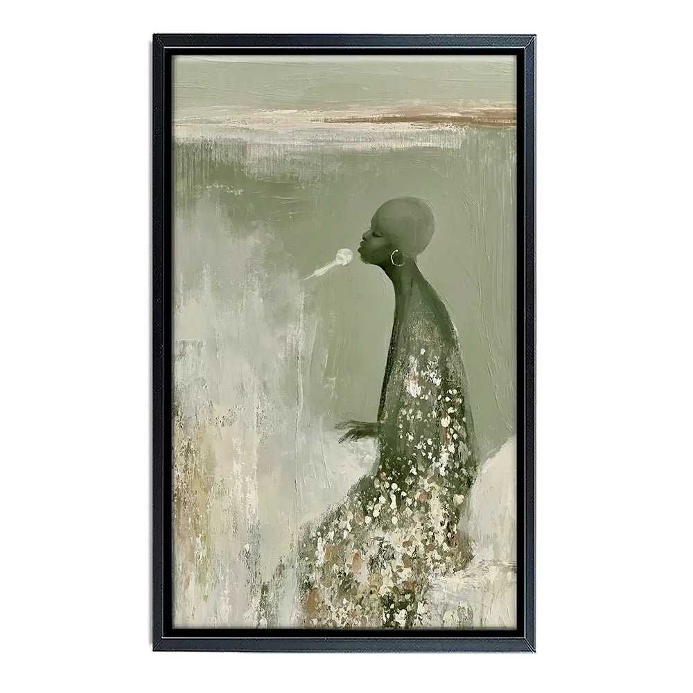 Making A Wish Canvas Print Making A Wish Canvas Print wall art product Chromatic Storm Studio