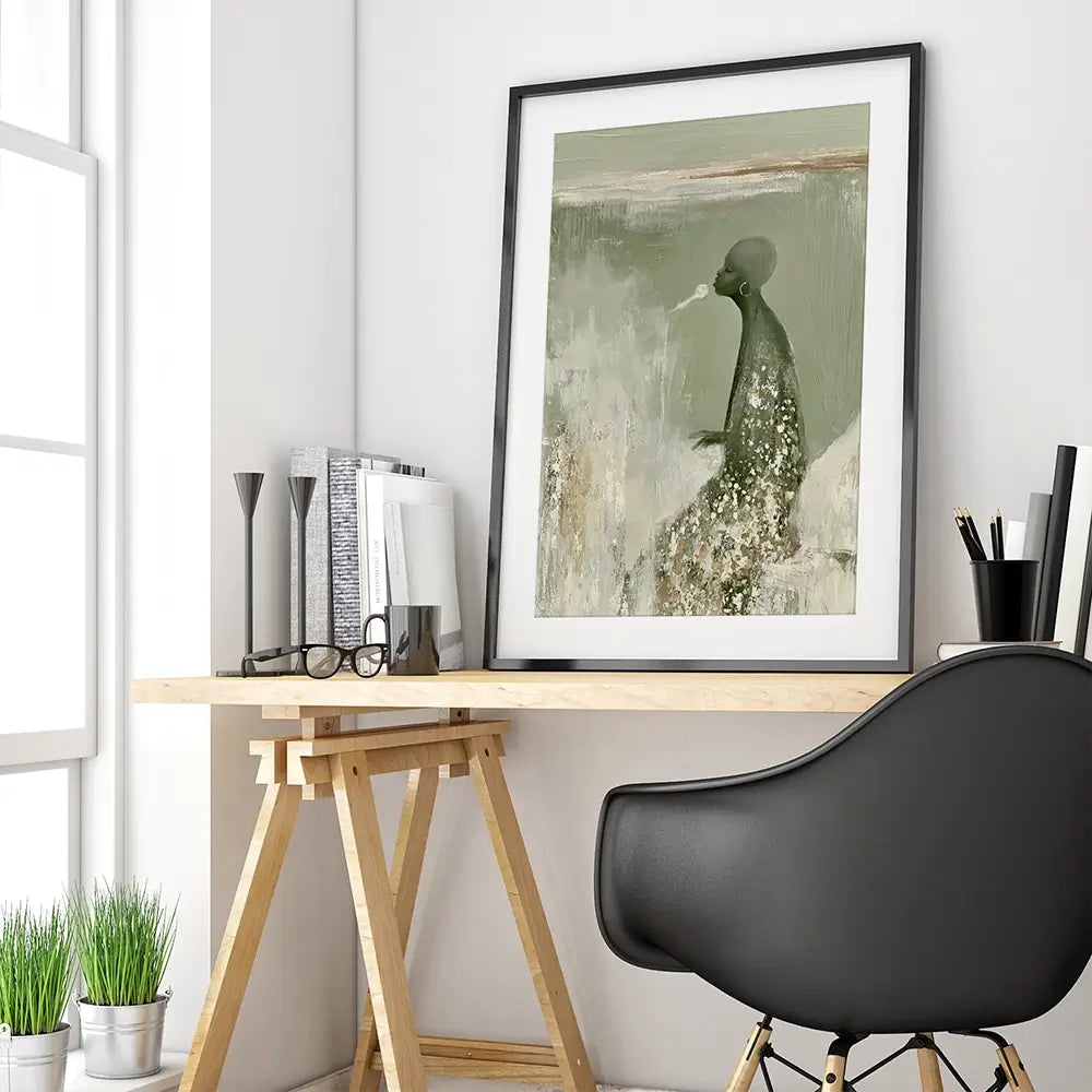 Making A Wish Framed Art Print Making A Wish Framed Art Print wall art product Chromatic Storm Studio