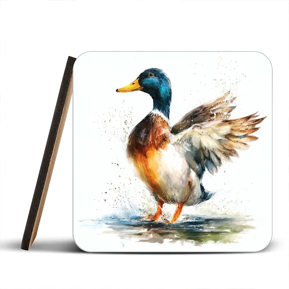 Mallard Flight Coaster Set Mallard Flight Coaster Set wall art product LSR Design Studio - Independent