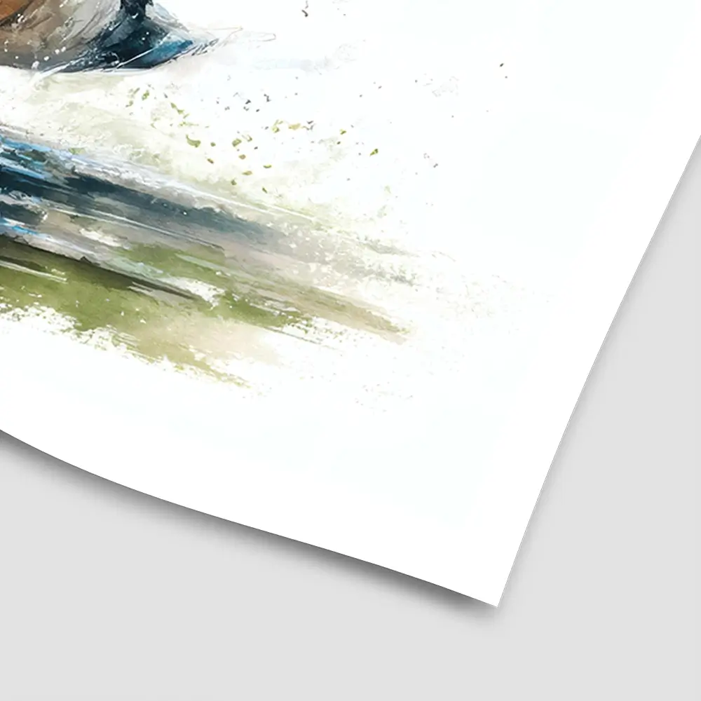 Mallard Flight Square Art Print Mallard Flight Square Art Print wall art product LSR Design Studio - Independent