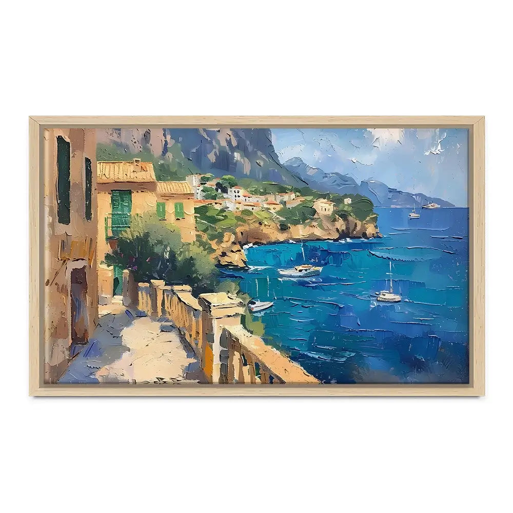 Mallorca Balcony View Canvas Print Mallorca Balcony View Canvas Print wall art product Elena Avanesova