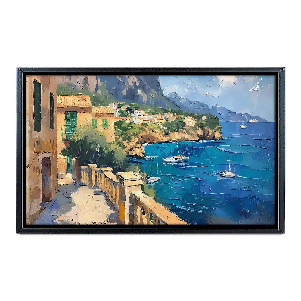 Mallorca Balcony View Canvas Print Mallorca Balcony View Canvas Print wall art product Elena Avanesova