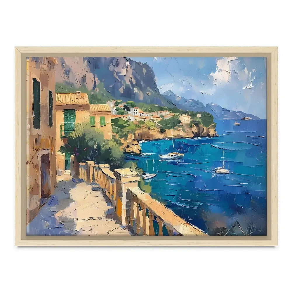 Mallorca Balcony View Canvas Print Mallorca Balcony View Canvas Print wall art product Elena Avanesova