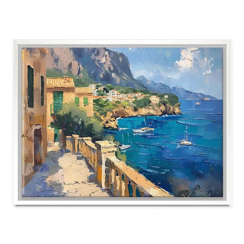 Mallorca Balcony View Canvas Print Mallorca Balcony View Canvas Print wall art product Elena Avanesova