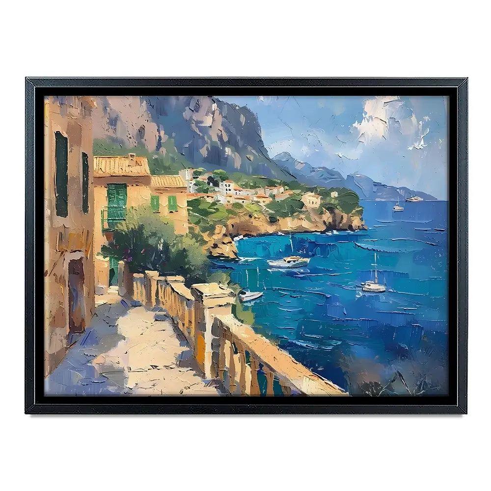 Mallorca Balcony View Canvas Print Mallorca Balcony View Canvas Print wall art product Elena Avanesova