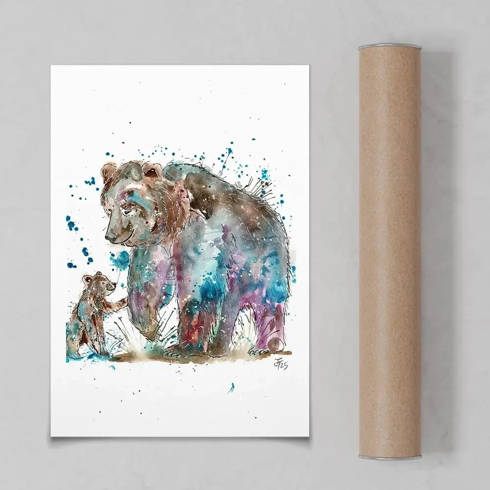 Mama Bear Art Print Mama Bear Art Print wall art product Jamie Taylor