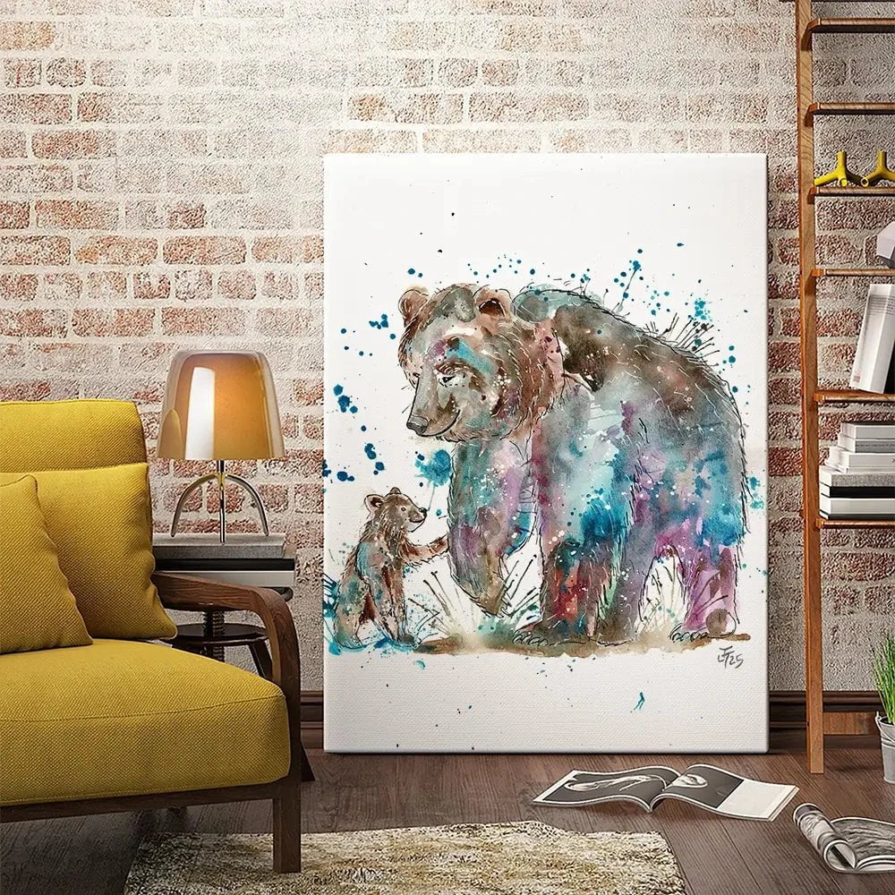 Mama Bear Canvas Print Mama Bear Canvas Print wall art product Jamie Taylor