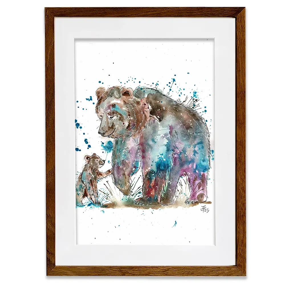 Mama Bear Framed Art Print Mama Bear Framed Art Print wall art product Jamie Taylor