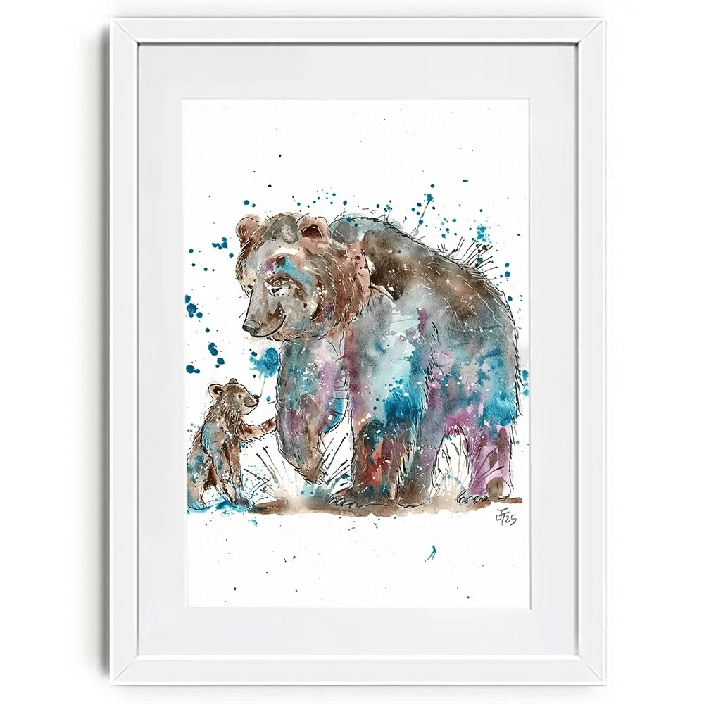 Mama Bear Framed Art Print Mama Bear Framed Art Print wall art product Jamie Taylor