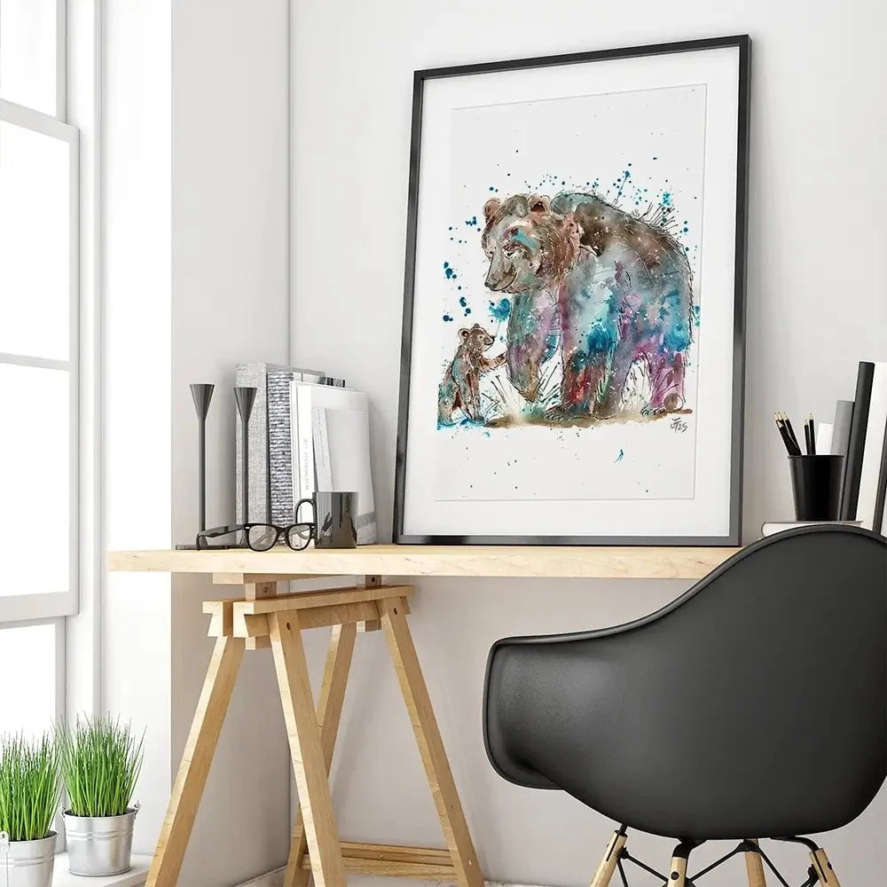 Mama Bear Framed Art Print Mama Bear Framed Art Print wall art product Jamie Taylor