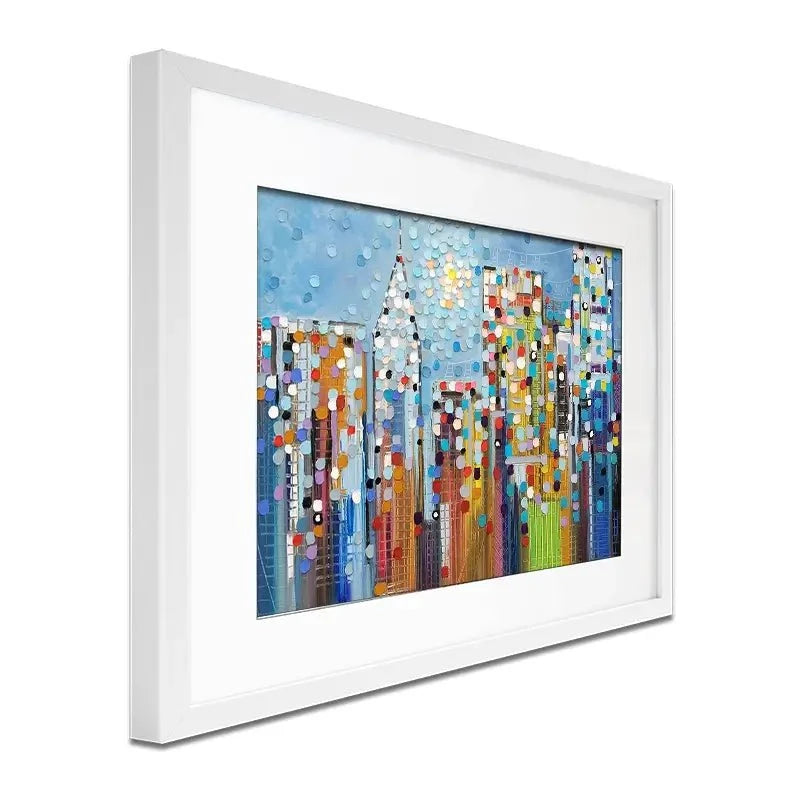Manhattan Skyline Framed Art Print Manhattan Skyline Framed Art Print wall art product Ekaterina Ermilkina