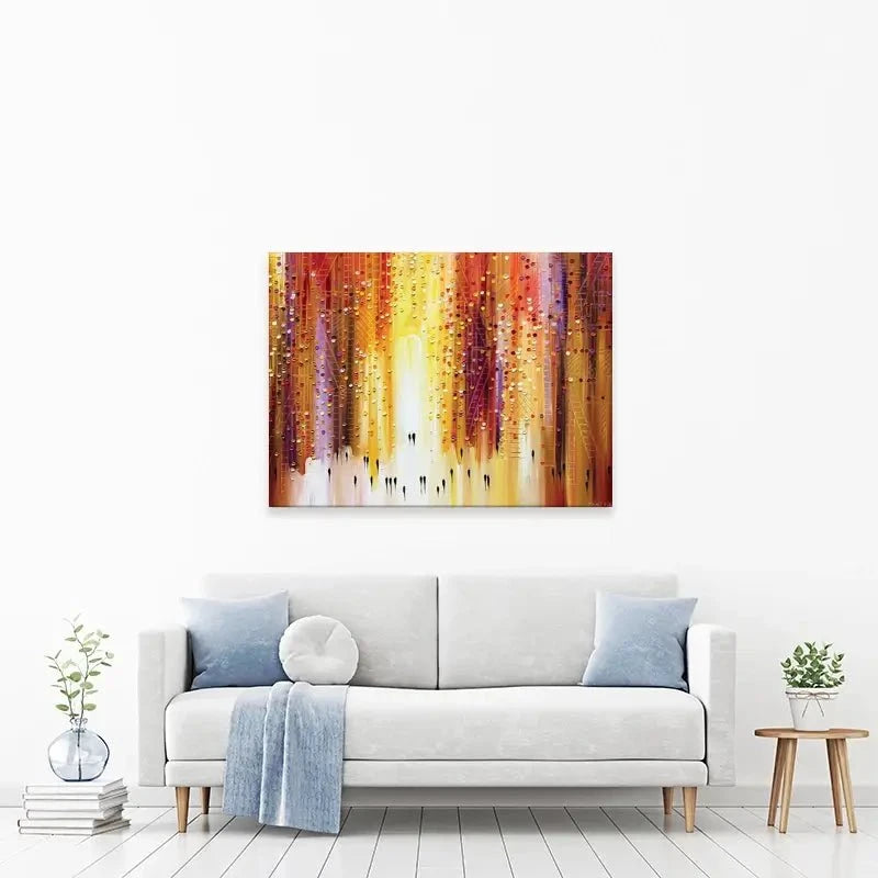 Manhattanhenge Canvas Print Manhattanhenge Canvas Print wall art product Ekaterina Ermilkina