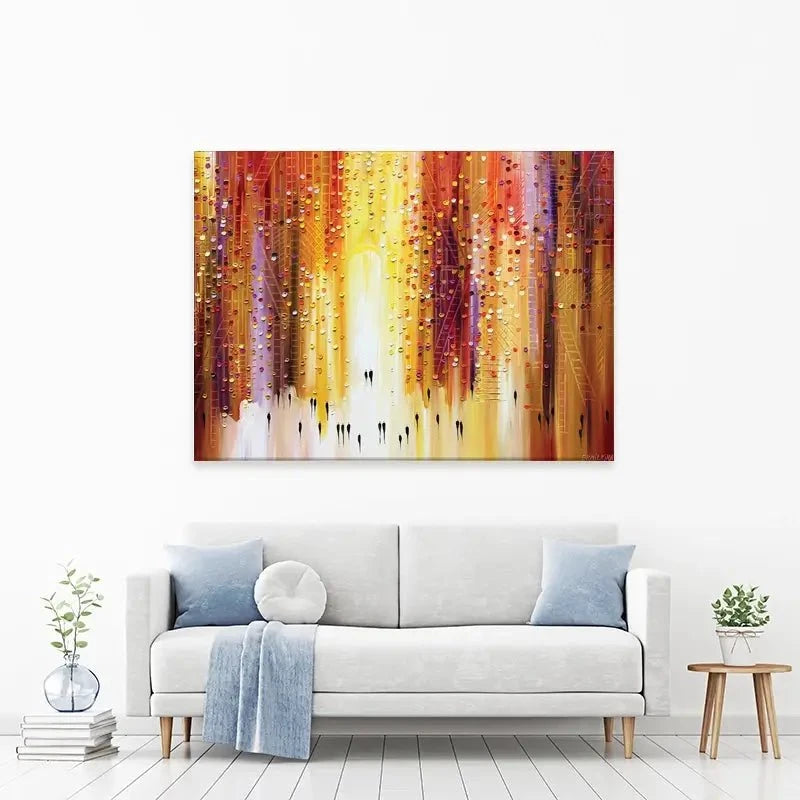 Manhattanhenge Canvas Print Manhattanhenge Canvas Print wall art product Ekaterina Ermilkina