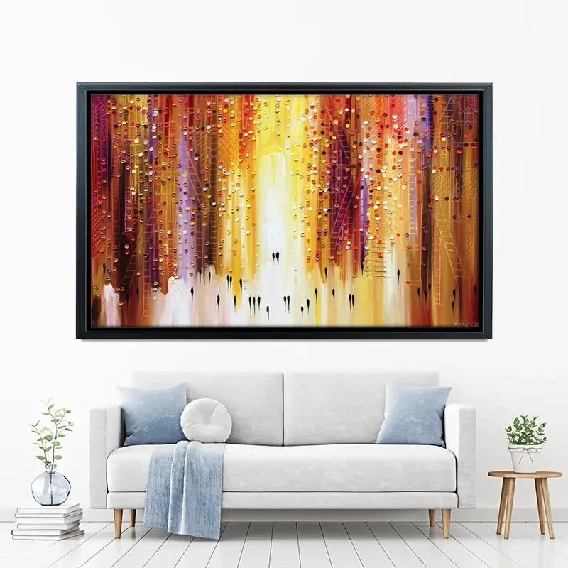 Manhattanhenge Canvas Print Manhattanhenge Canvas Print wall art product Ekaterina Ermilkina