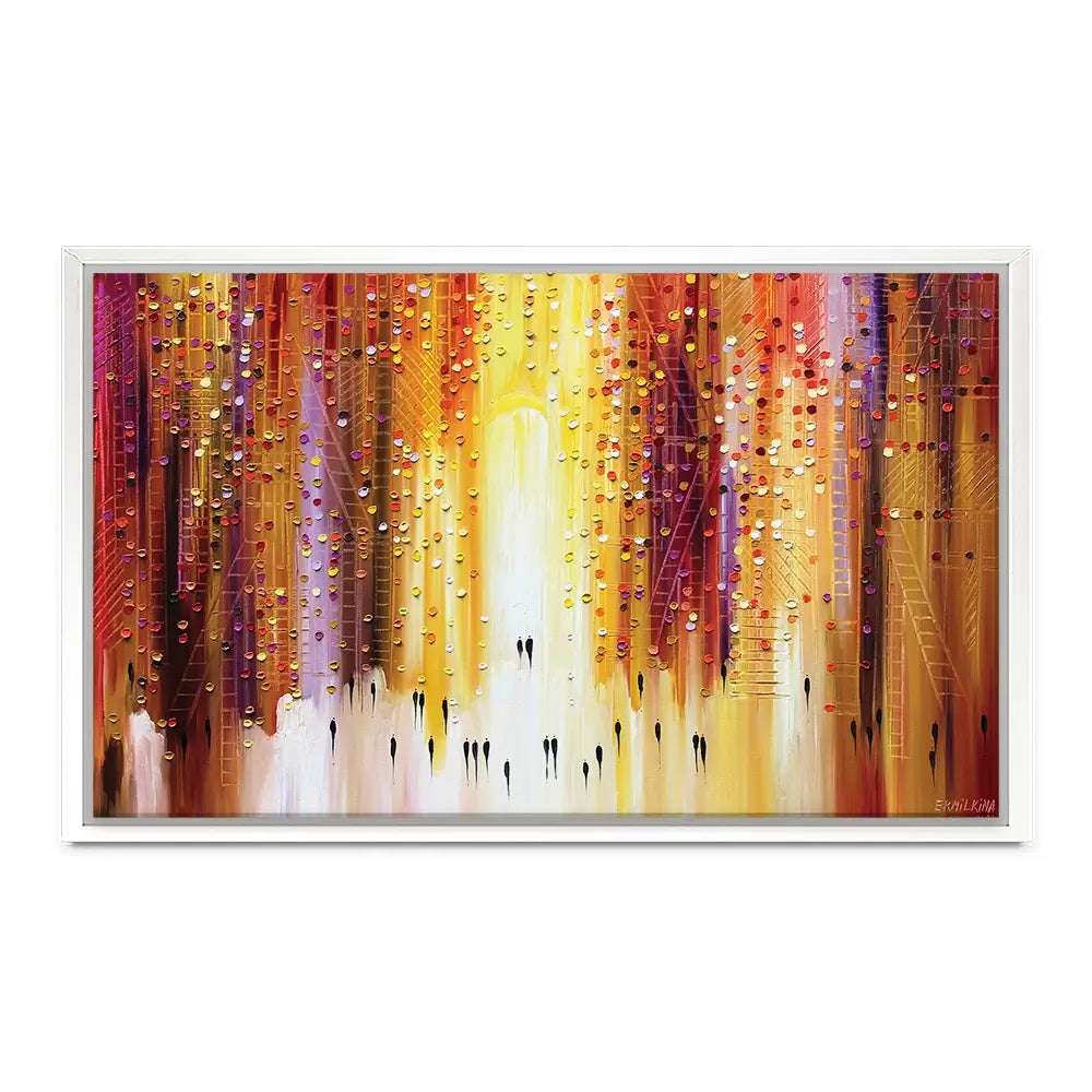 Manhattanhenge Canvas Print Manhattanhenge Canvas Print wall art product Ekaterina Ermilkina