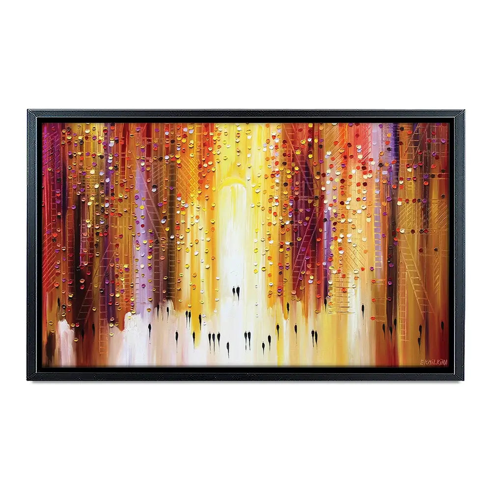 Manhattanhenge Canvas Print Manhattanhenge Canvas Print wall art product Ekaterina Ermilkina