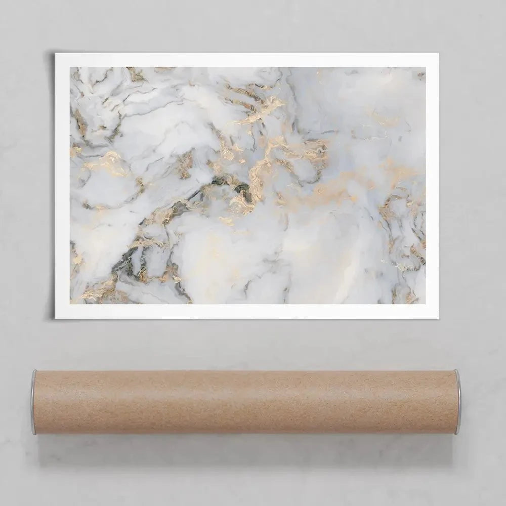 Marble Effect Art Print Marble Effect Art Print wall art product aregfly / Shutterstock