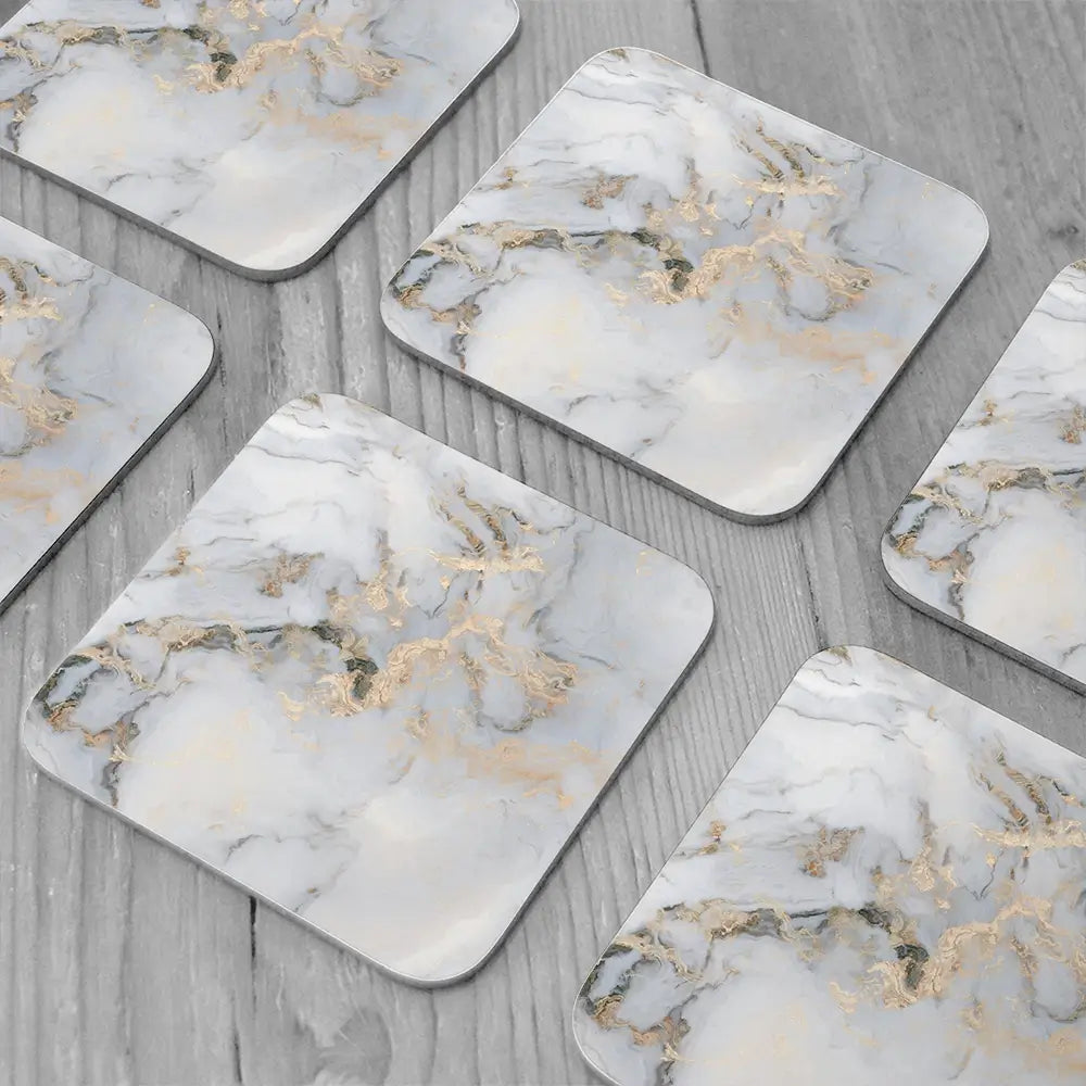 Marble Effect Coaster Set Marble Effect Coaster Set wall art product Art Print Shop
