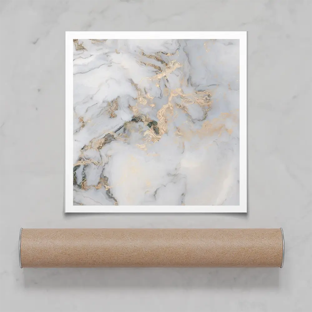 Marble Effect Square Art Print Marble Effect Square Art Print wall art product Art Print Shop