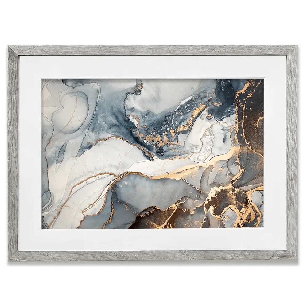 Marbled Framed Art Print Marbled Framed Art Print wall art product coldsun777 / Shutterstock