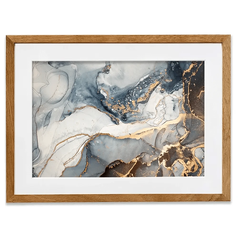 Marbled Framed Art Print Marbled Framed Art Print wall art product coldsun777 / Shutterstock
