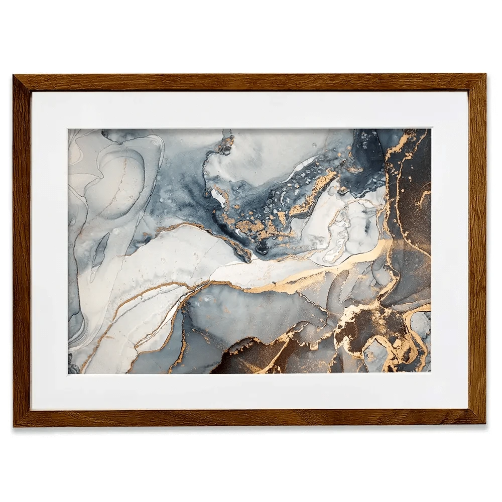 Marbled Framed Art Print Marbled Framed Art Print wall art product coldsun777 / Shutterstock