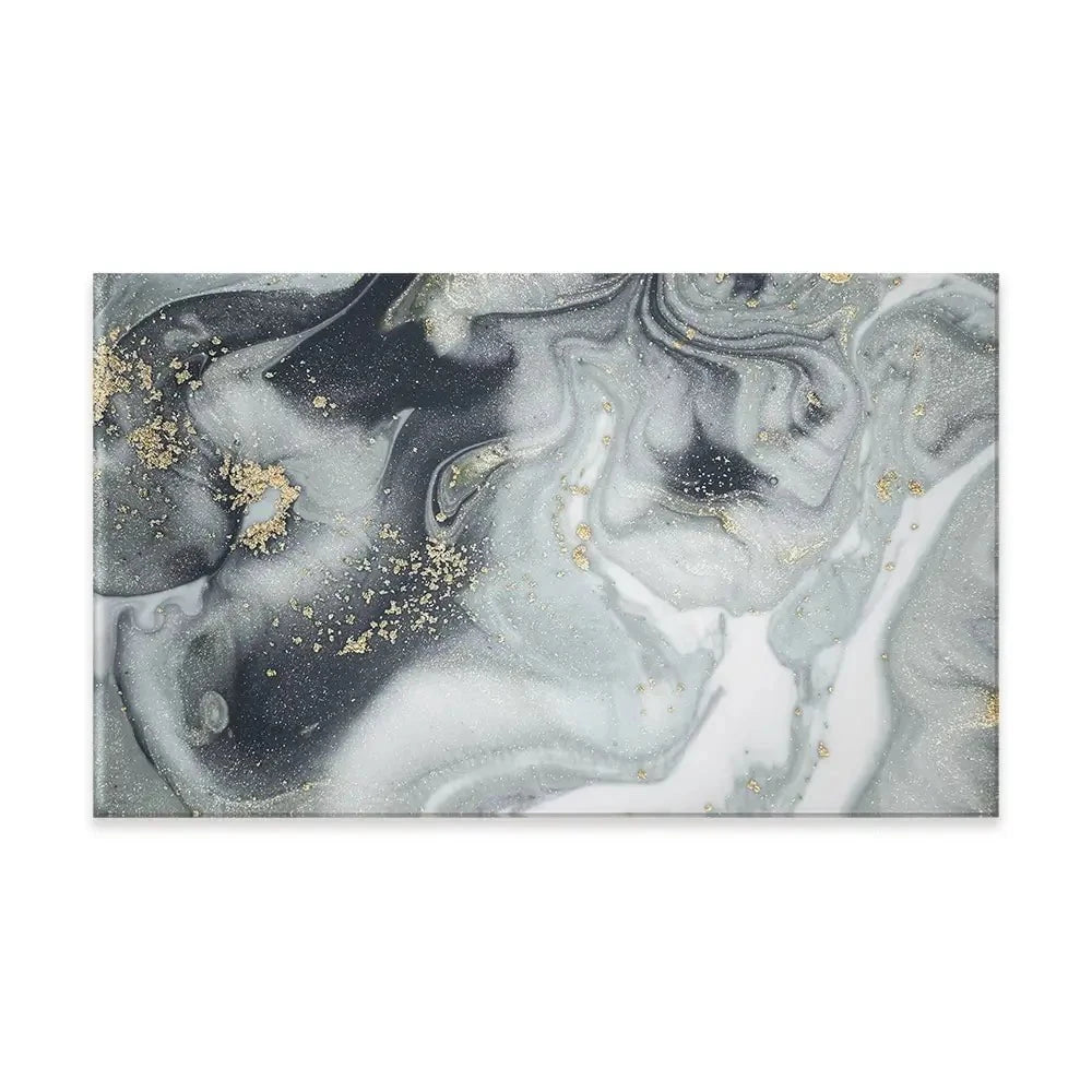 Marbled Grey Hues Canvas Print Marbled Grey Hues Canvas Print wall art product CARACOLLA / Shutterstock