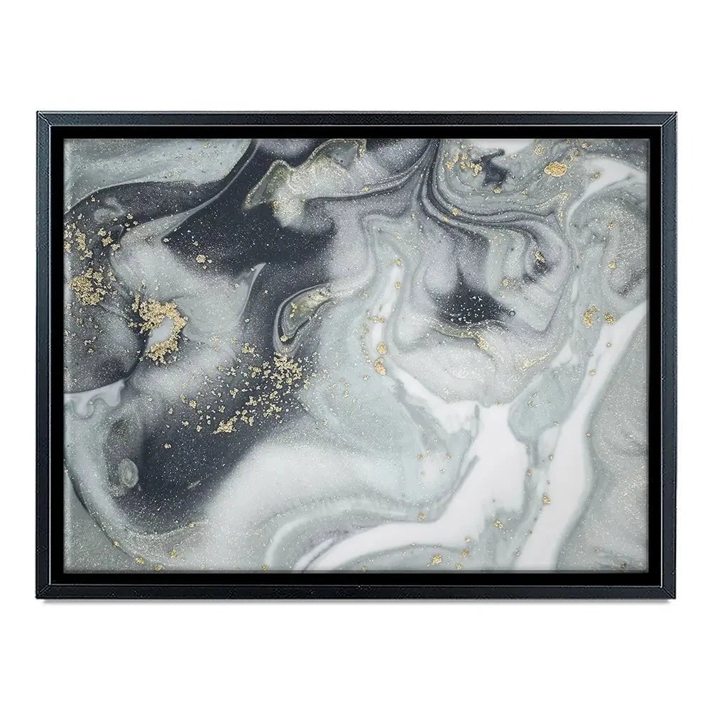 Marbled Grey Hues Canvas Print Marbled Grey Hues Canvas Print wall art product CARACOLLA / Shutterstock