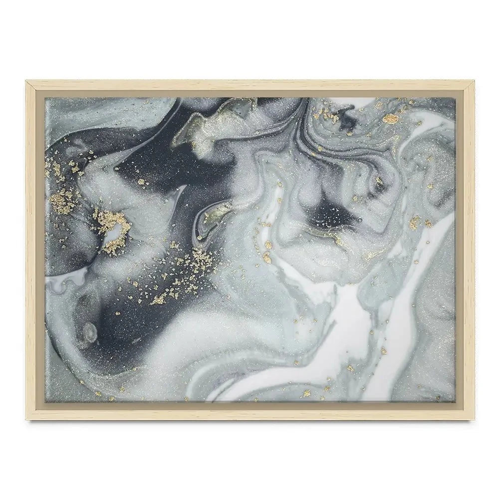 Marbled Grey Hues Canvas Print Marbled Grey Hues Canvas Print wall art product CARACOLLA / Shutterstock