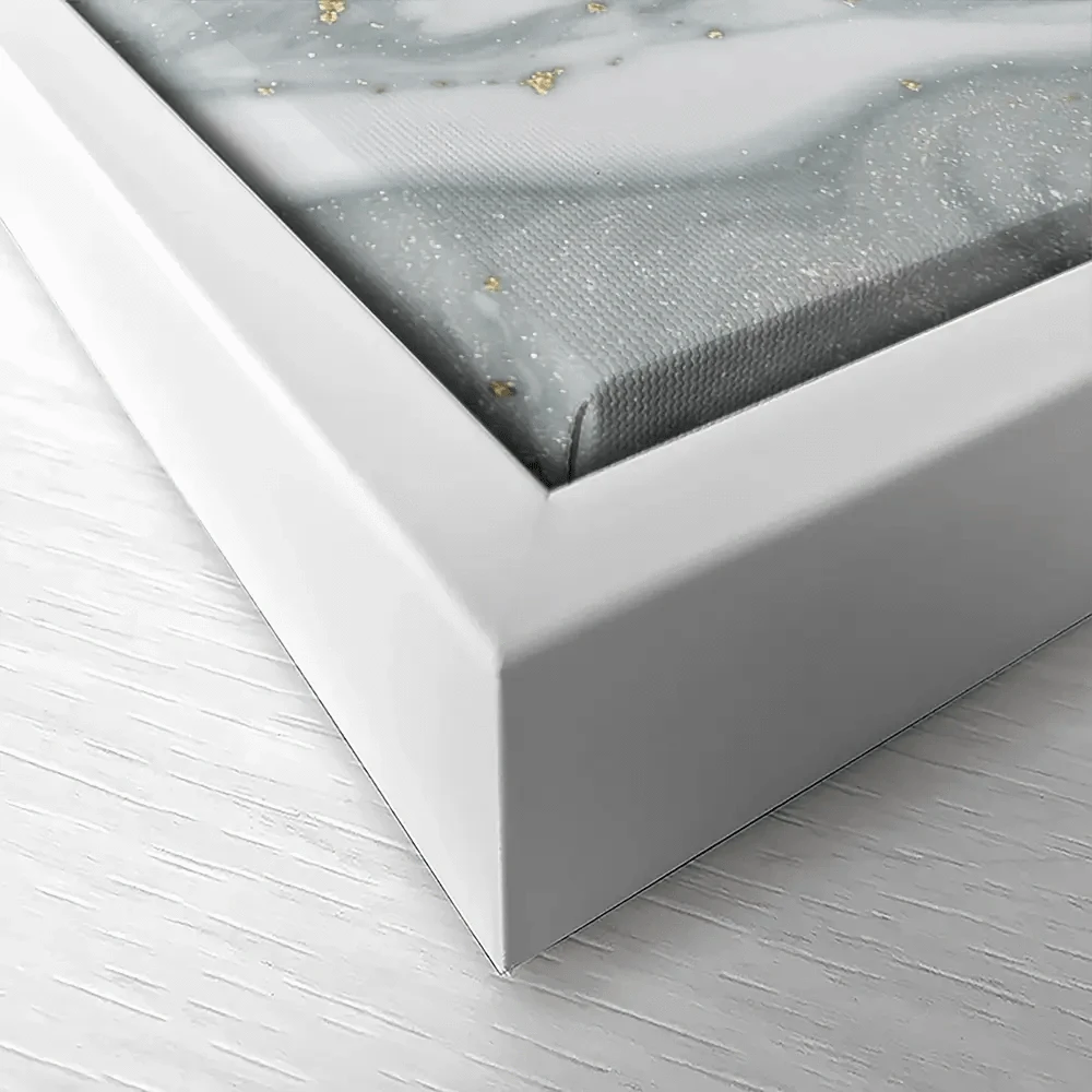 Marbled Grey Hues Canvas Print Marbled Grey Hues Canvas Print wall art product CARACOLLA / Shutterstock