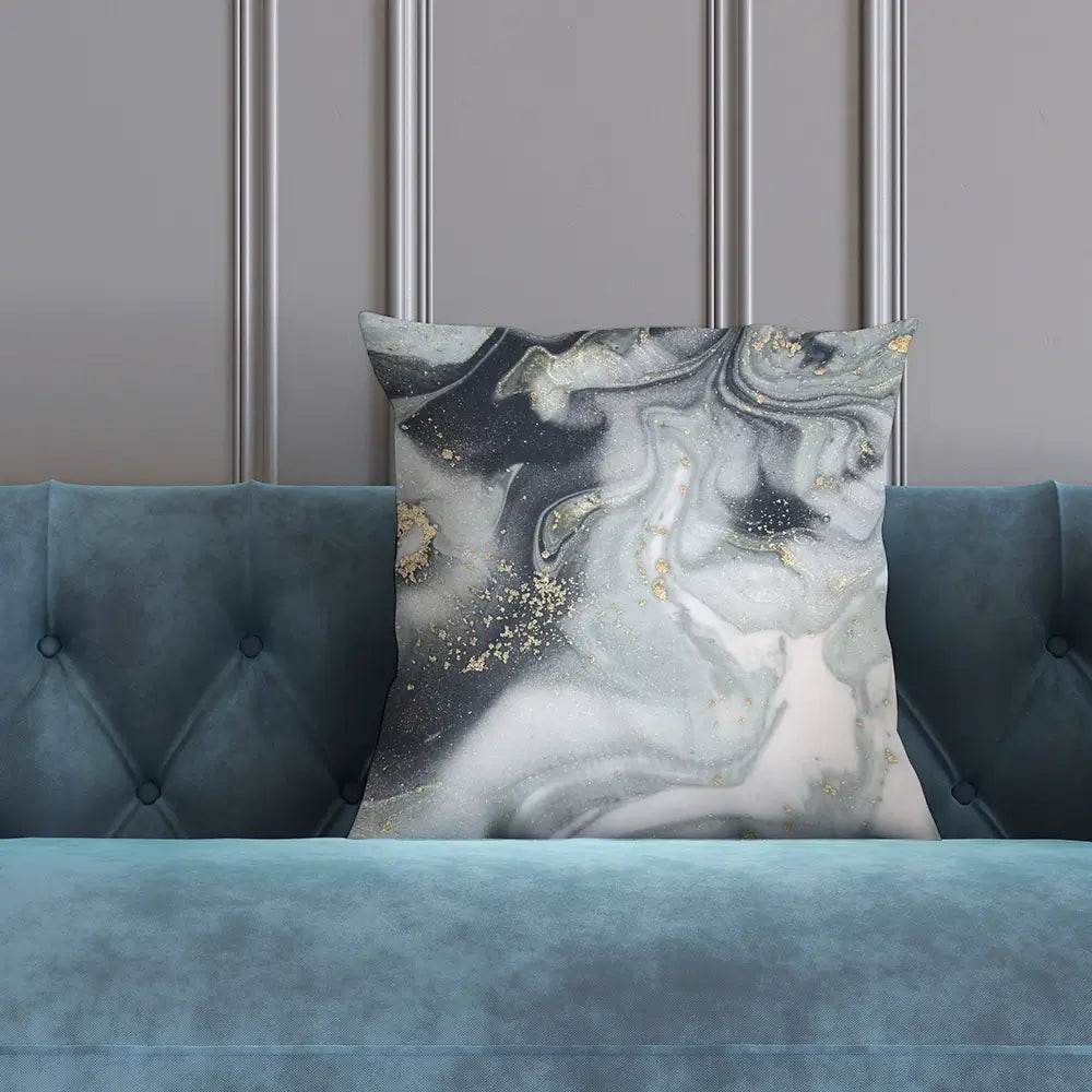 Marbled Grey Hues Cushion Marbled Grey Hues Cushion wall art product CARACOLLA / Shutterstock