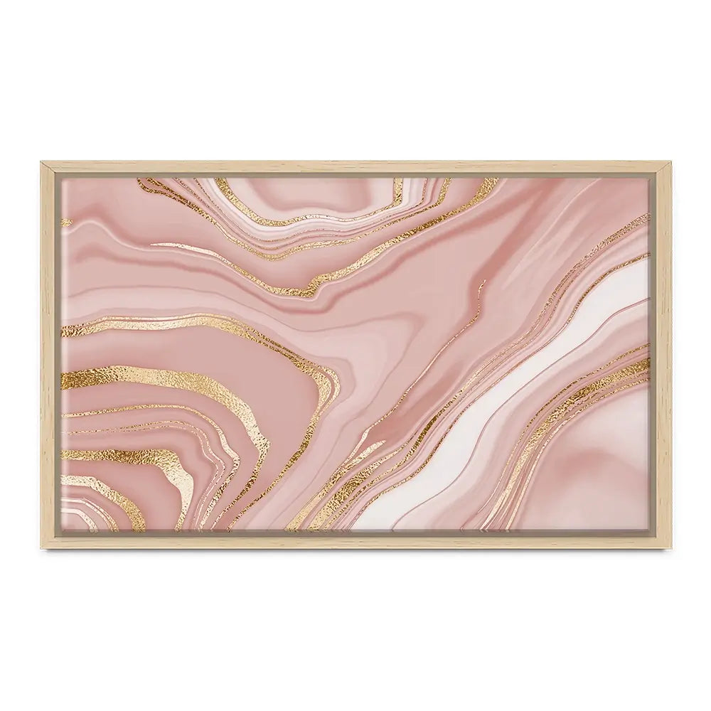 Marbled Rose Canvas Print Marbled Rose Canvas Print wall art product NikaMooni / Shutterstock