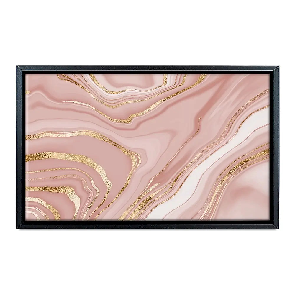 Marbled Rose Canvas Print Marbled Rose Canvas Print wall art product NikaMooni / Shutterstock