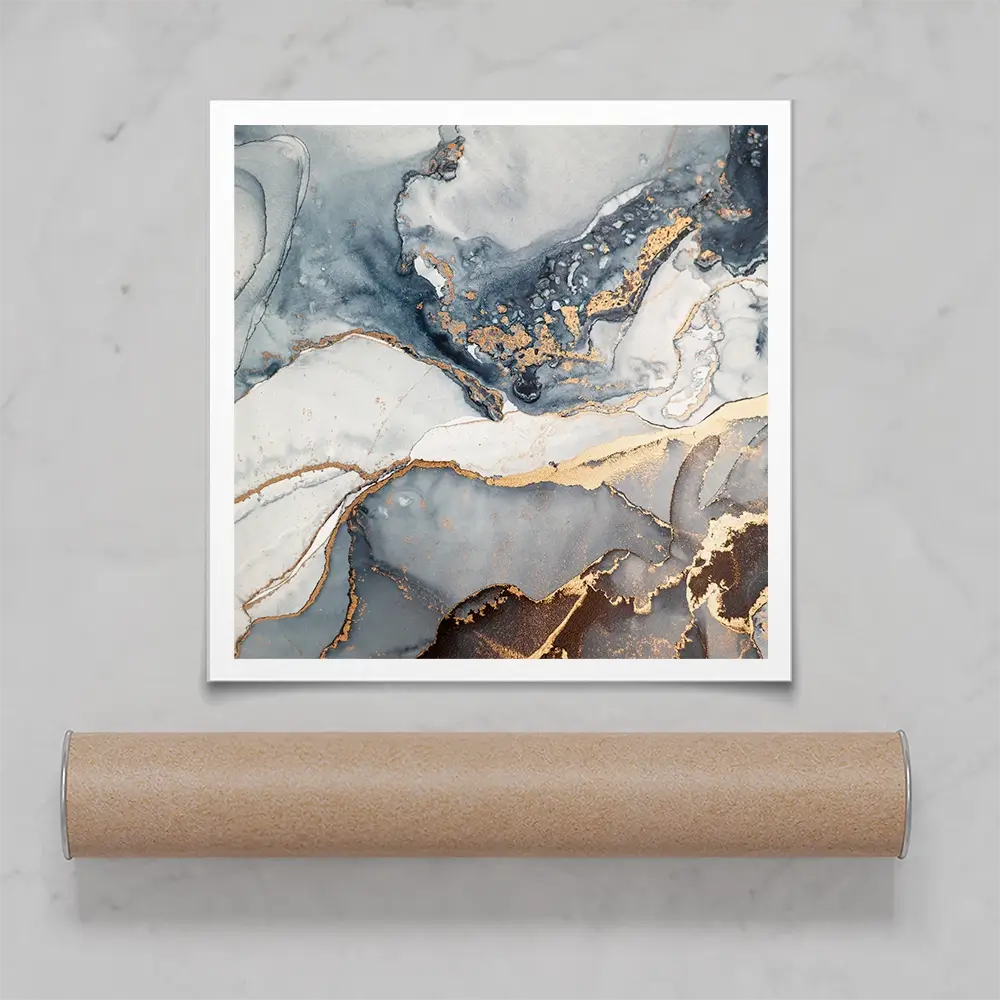 Marbled Square Art Print Marbled Square Art Print wall art product coldsun777 / Shutterstock