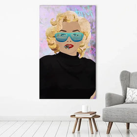 Marilyn Monroe Bee Canvas Print Marilyn Monroe Bee Canvas Print wall art product Sarah Manovski