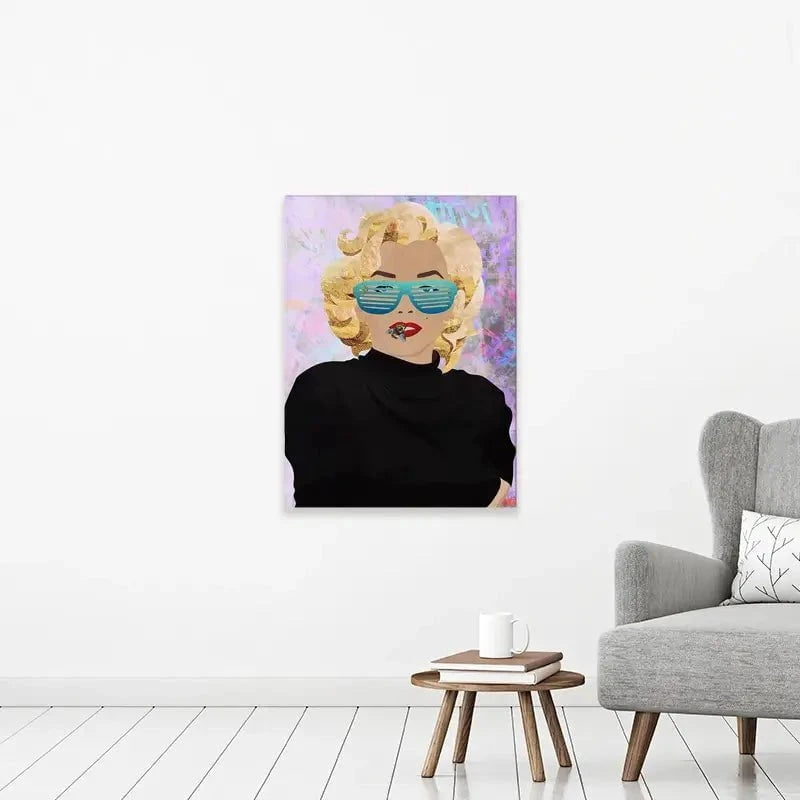 Marilyn Monroe Bee Canvas Print Marilyn Monroe Bee Canvas Print wall art product Sarah Manovski