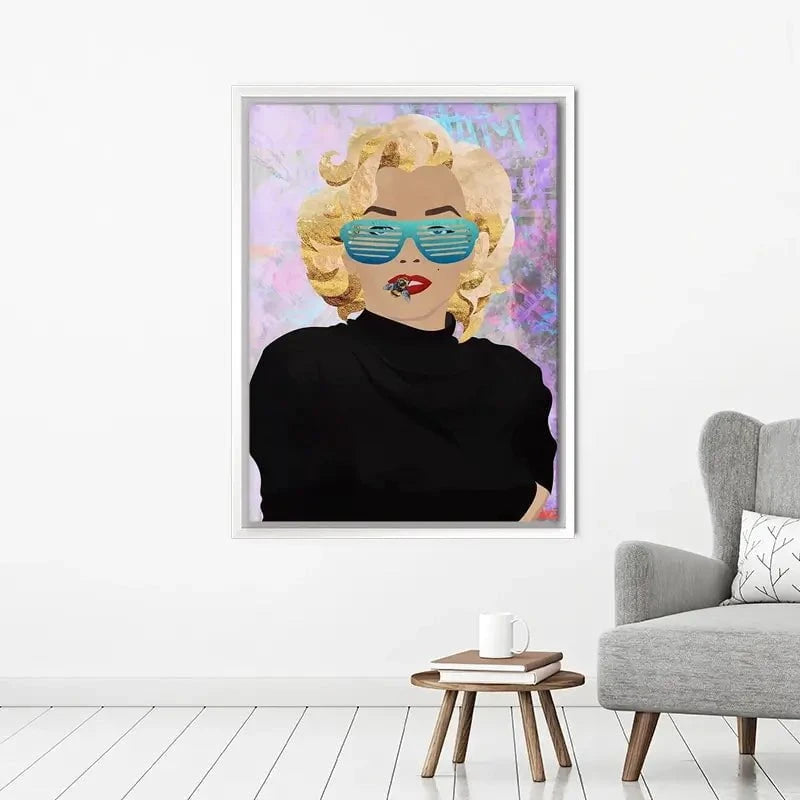 Marilyn Monroe Bee Canvas Print Marilyn Monroe Bee Canvas Print wall art product Sarah Manovski