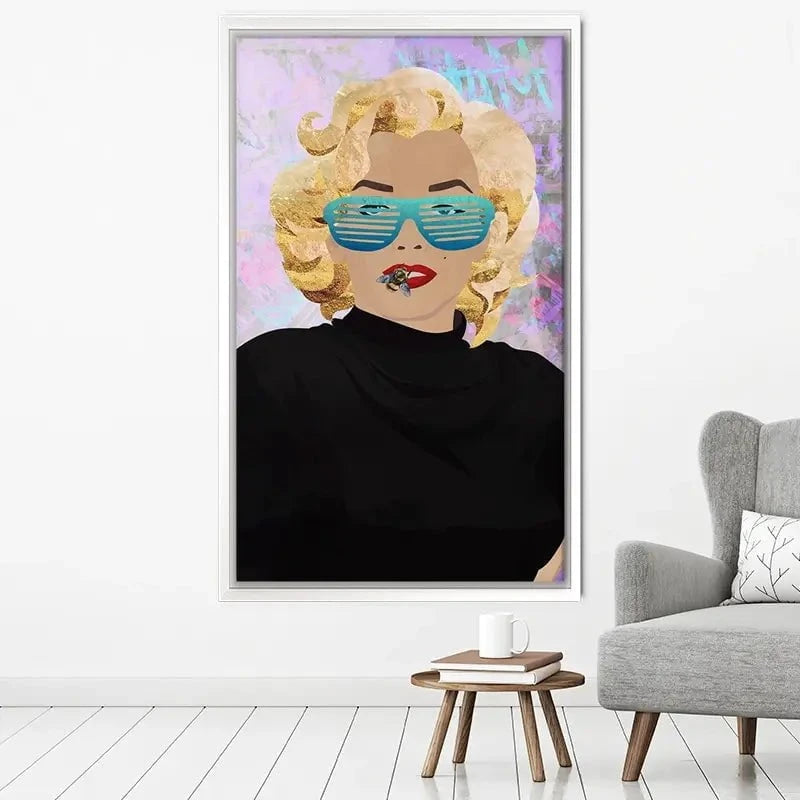Marilyn Monroe Bee Canvas Print Marilyn Monroe Bee Canvas Print wall art product Sarah Manovski