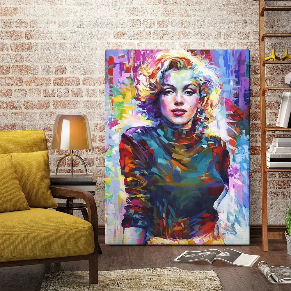Marilyn Monroe Canvas Print Marilyn Monroe Canvas Print wall art product Leon Devenice