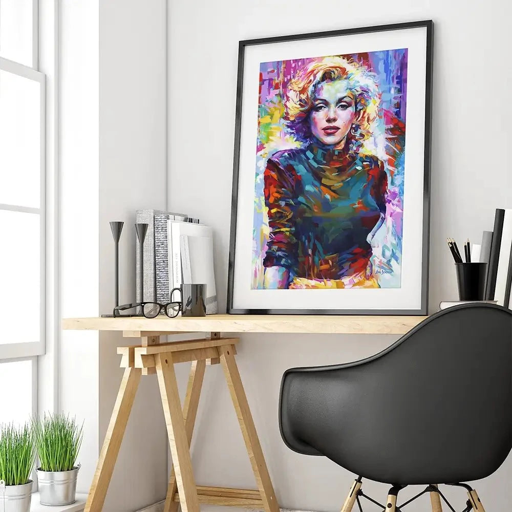 Marilyn Monroe Framed Art Print Marilyn Monroe Framed Art Print wall art product Leon Devenice