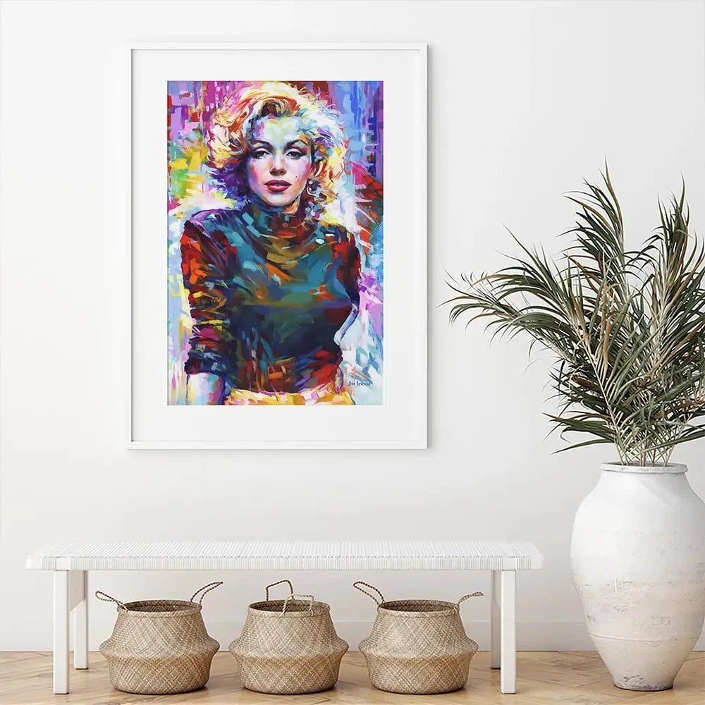 Marilyn Monroe Framed Art Print Marilyn Monroe Framed Art Print wall art product Leon Devenice