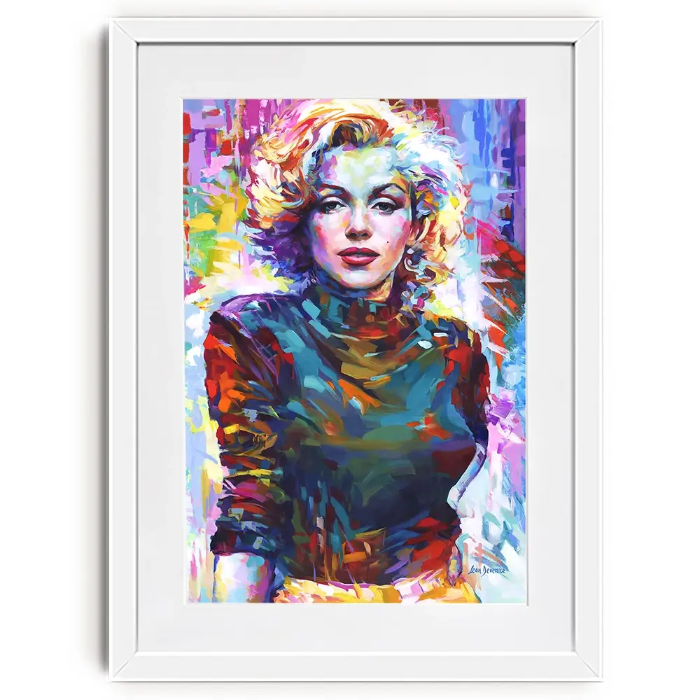 Marilyn Monroe Framed Art Print Marilyn Monroe Framed Art Print wall art product Leon Devenice