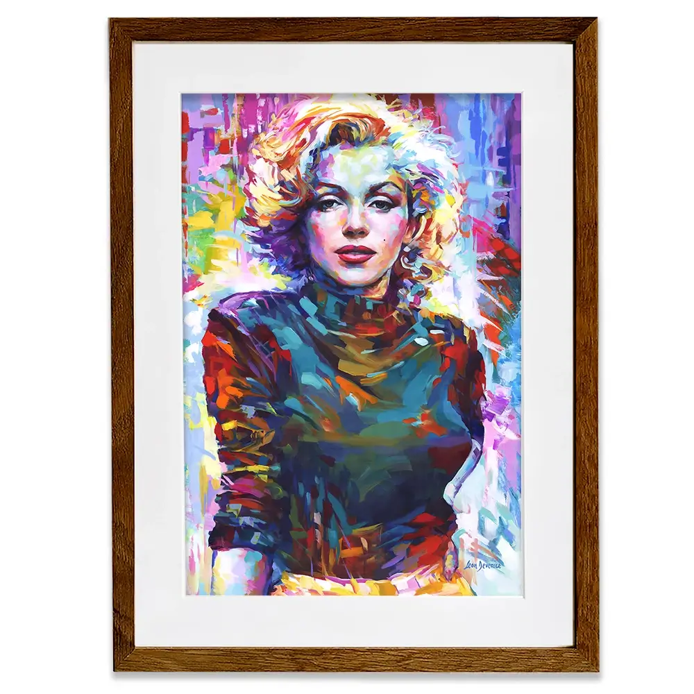 Marilyn Monroe Framed Art Print Marilyn Monroe Framed Art Print wall art product Leon Devenice